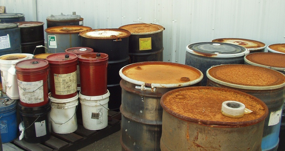 image: chemical storage area