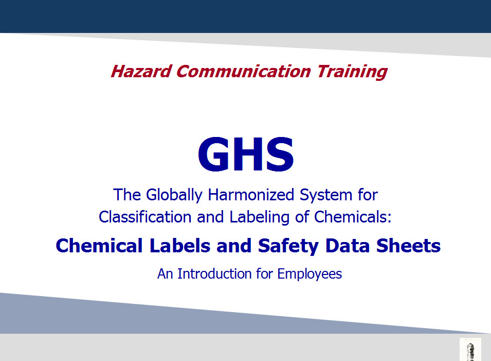 HazCom GHS Training Slide - Title